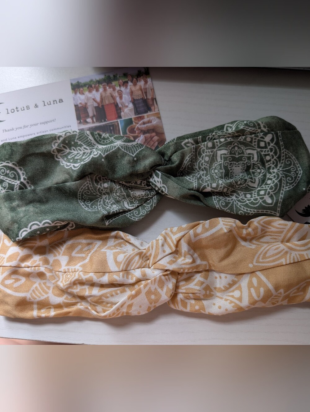 Two NWOT Lotus And Luna Headbands